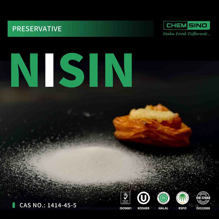 ส่วนผสมอาหาร สารกันบูดที่ได้รับการรับรองจาก FDA Nisin E234 สำหรับโยเกิร์ต