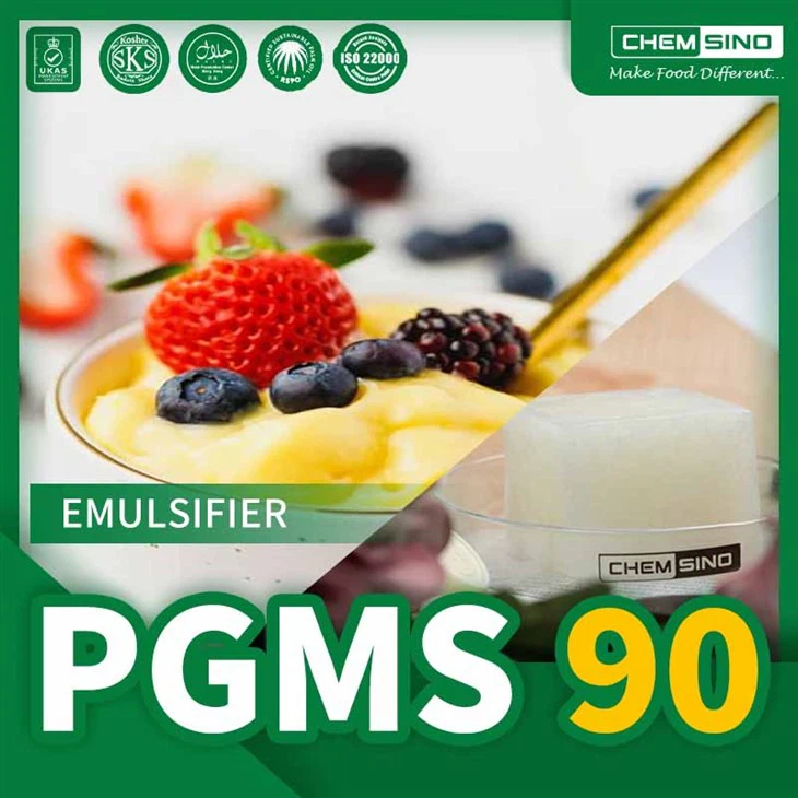 โรงงานจัดหาโพรพิลีนไกลคอลเอสเทอร์ของกรดไขมัน (PGMS) สำหรับไอศกรีม