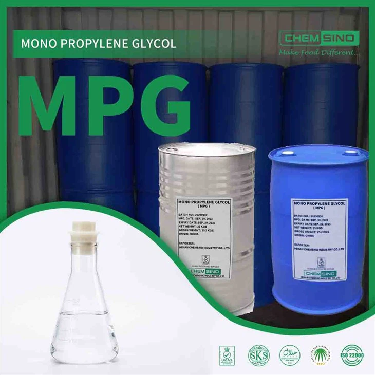 MPG Propylene Glycol: สารกันบูดที่ปลอดภัยและมีประสิทธิภาพสำหรับสินค้าเกรดอาหาร