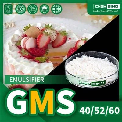 สารเติมแต่งอาหารอเนกประสงค์ GMS 40 Powder Glycerol Monostearate หมายเลข CAS31566-31-1