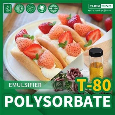 POLYOXYETHYLENE SORBITAN MONOLEATE T-80 TWEEN 80 Liquid Cas 9005-65-6
