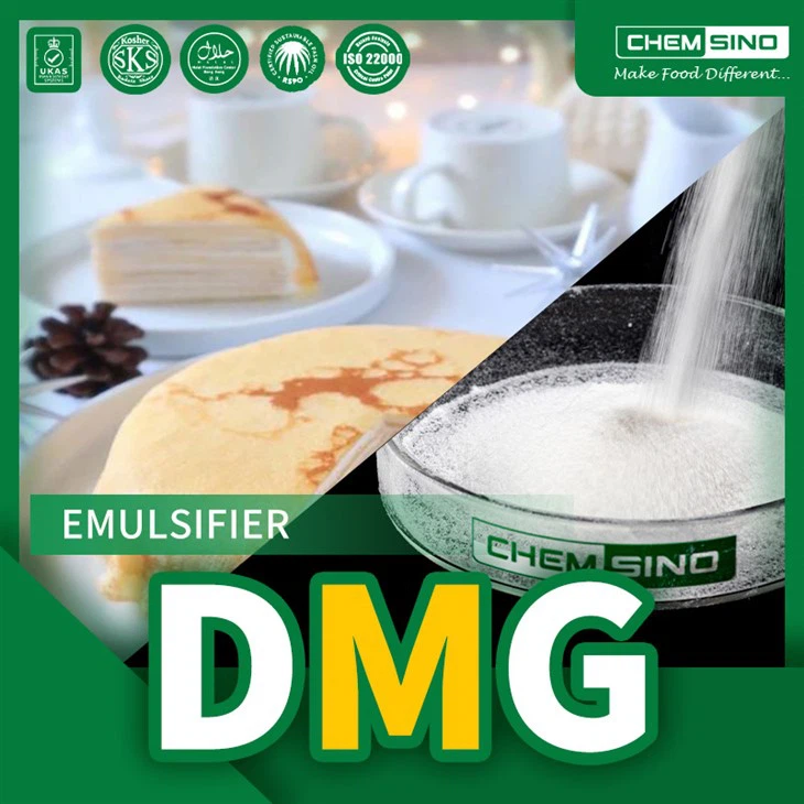 จัดหา CAS No. 123-94-4 ผงละเอียดกลั่นกลีเซอไรด์ DMG (จาก 100-200mesh)